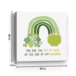 Hot Kirklands Home You Are the Pot of Gold Canvas Art Print
