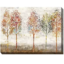 Sale Kirklands Home Young Forest Trees Outdoor Canvas Art Print