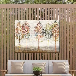 Sale Kirklands Home Young Forest Trees Outdoor Canvas Art Print