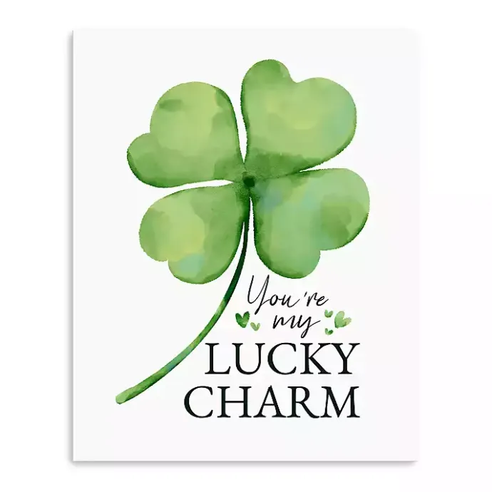 Clearance Kirklands Home You're My Lucky Charm Canvas Art Print