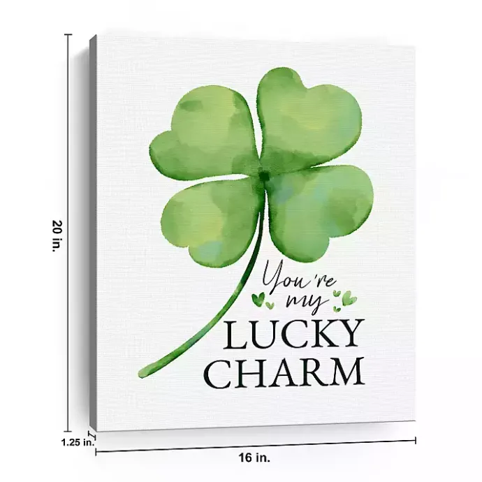 Clearance Kirklands Home You're My Lucky Charm Canvas Art Print
